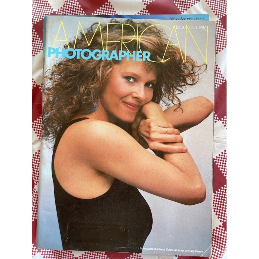 Viintage American Photographer Magazine Oct 1986 Kate Capshaw Cover Gary Heery